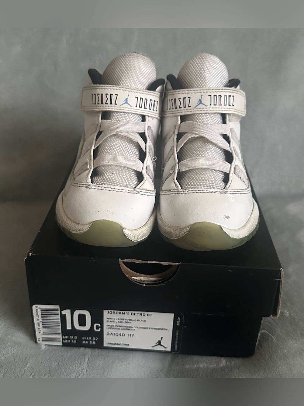 Air Jordan 11 Retro BT "Legend Blue” - Size 10C